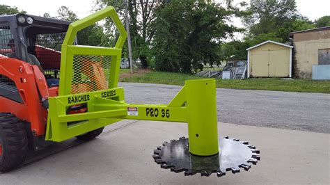 skid steer pavement saw|skid steer mounted tree saws.